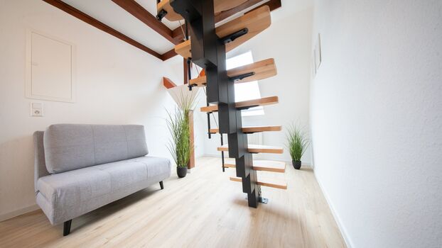 Wohnbereich mit Schlafsessel