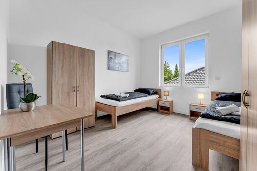 geräumige Doppelzimmer