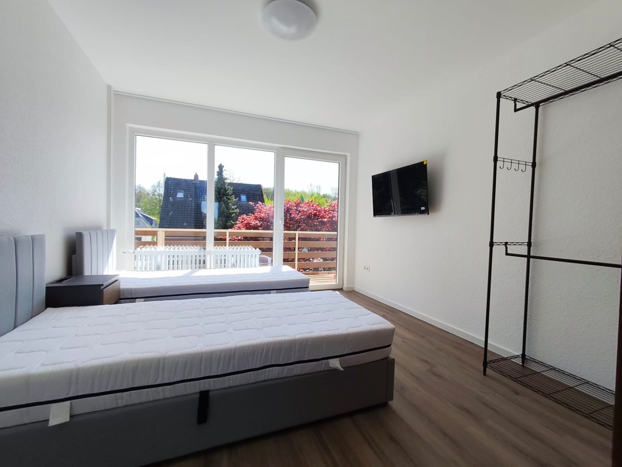Schlafzimmer mit Balkon