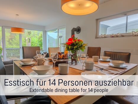 Großer Esstisch - Monteurzimmer in Alpirsbach