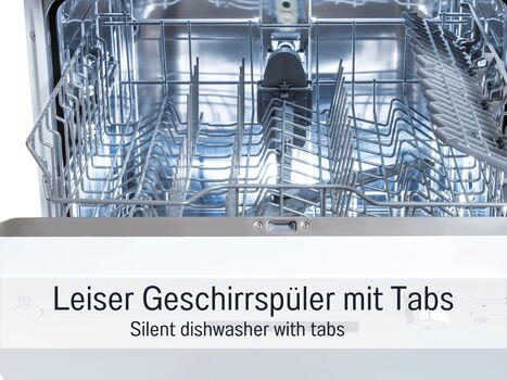 Leiser Geschirrspüler mit Tab - Monteurzimmer in Alpirsbach