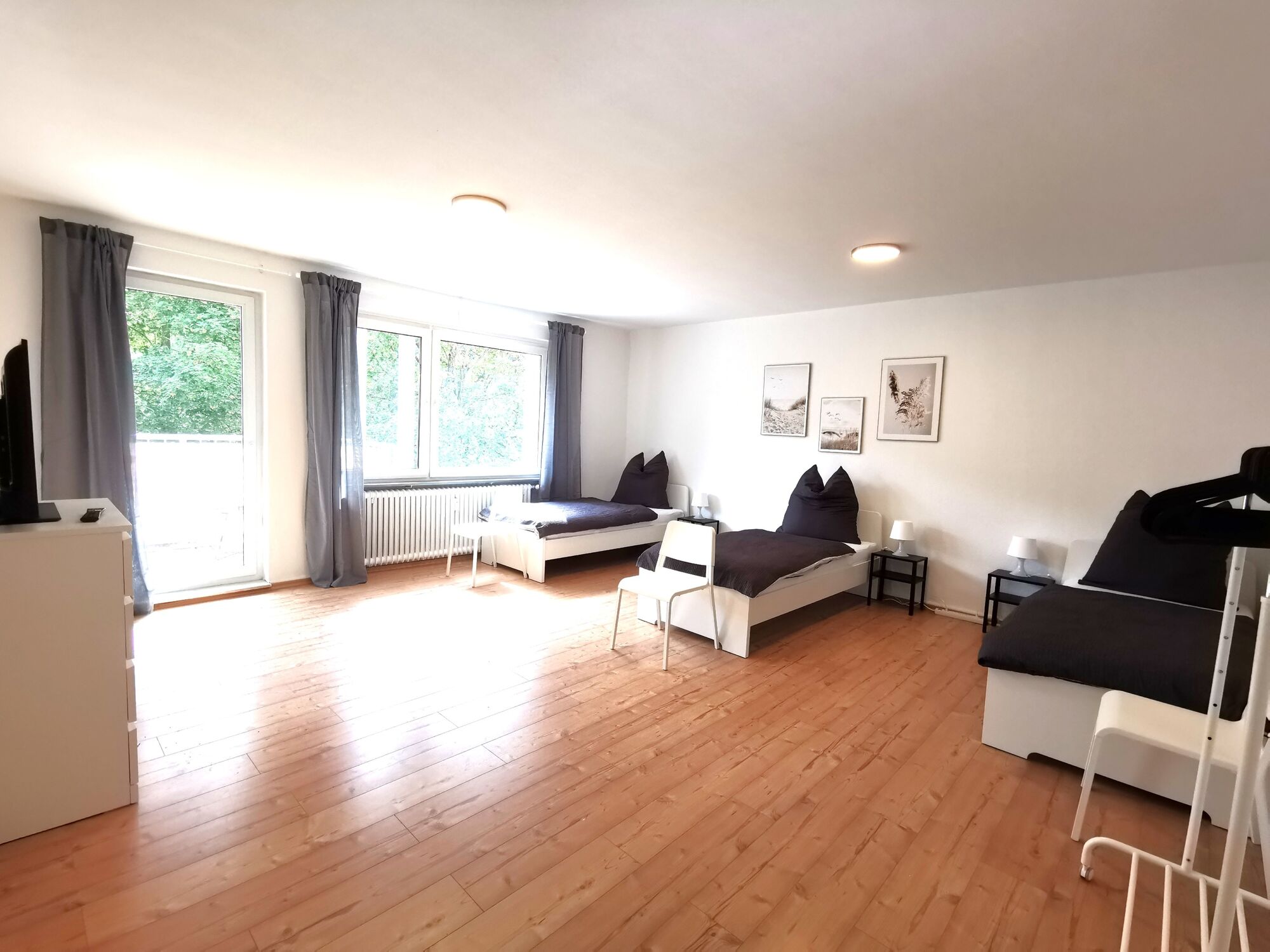 Schlafzimmer, 3 Einzelbetten, WZ02