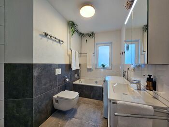 Platz für alle Handtücher zum trocknen