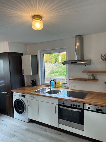 Küche - Apartment mit Terrasse 