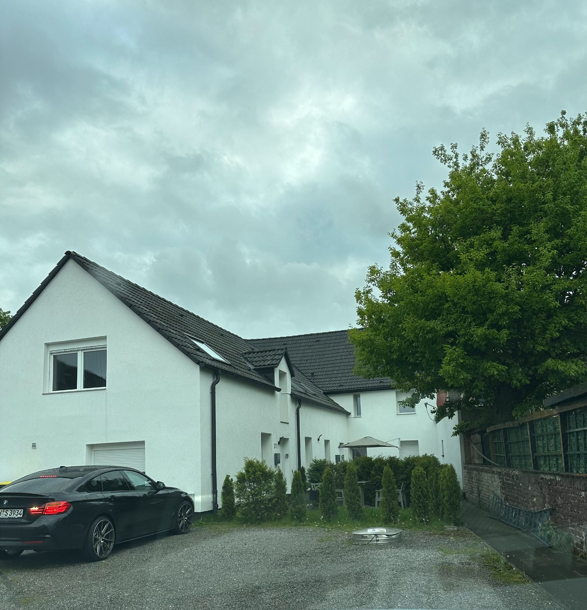Parkplatz am Haus