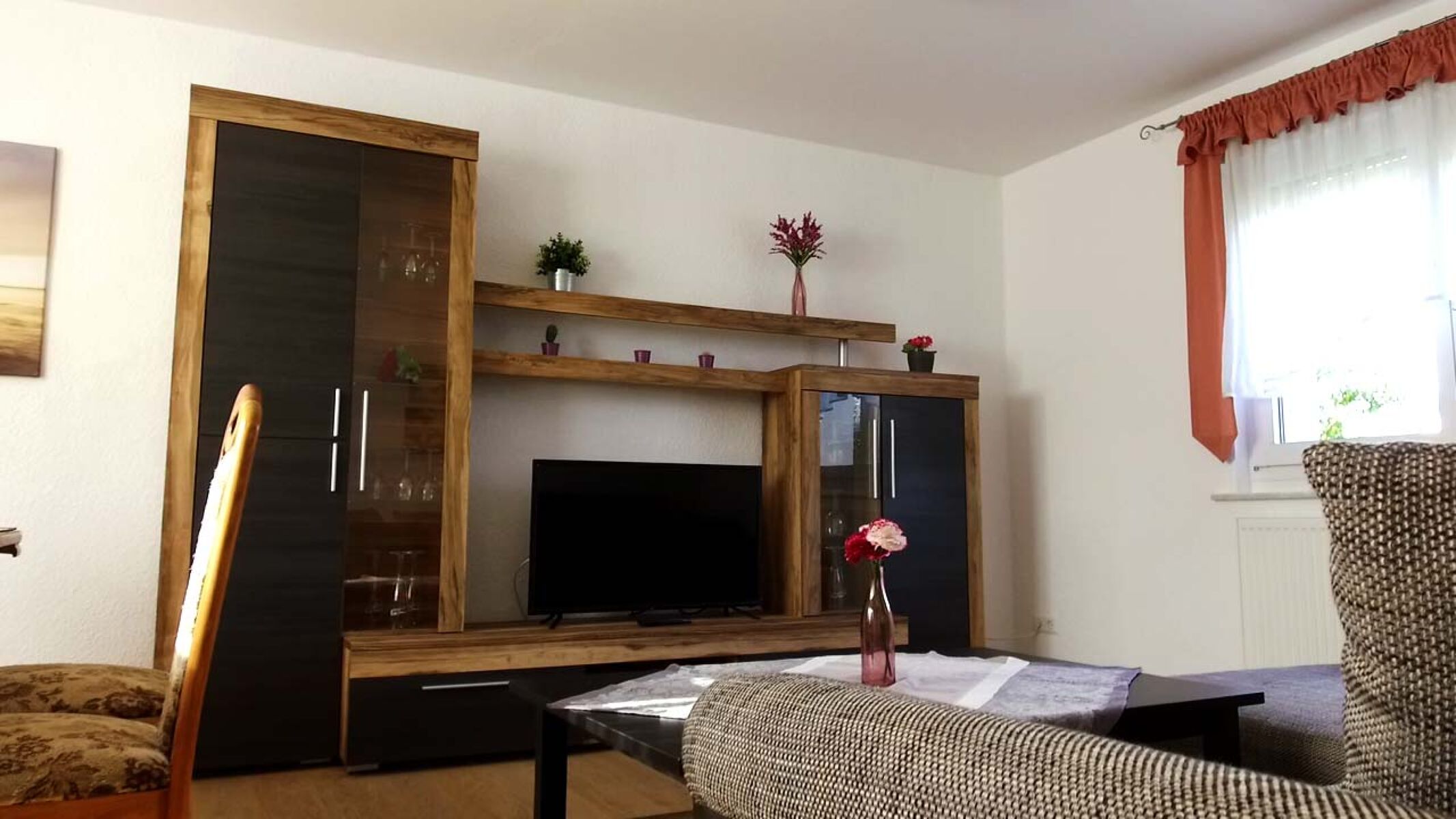 TV-Ecke im Wohnzimmer