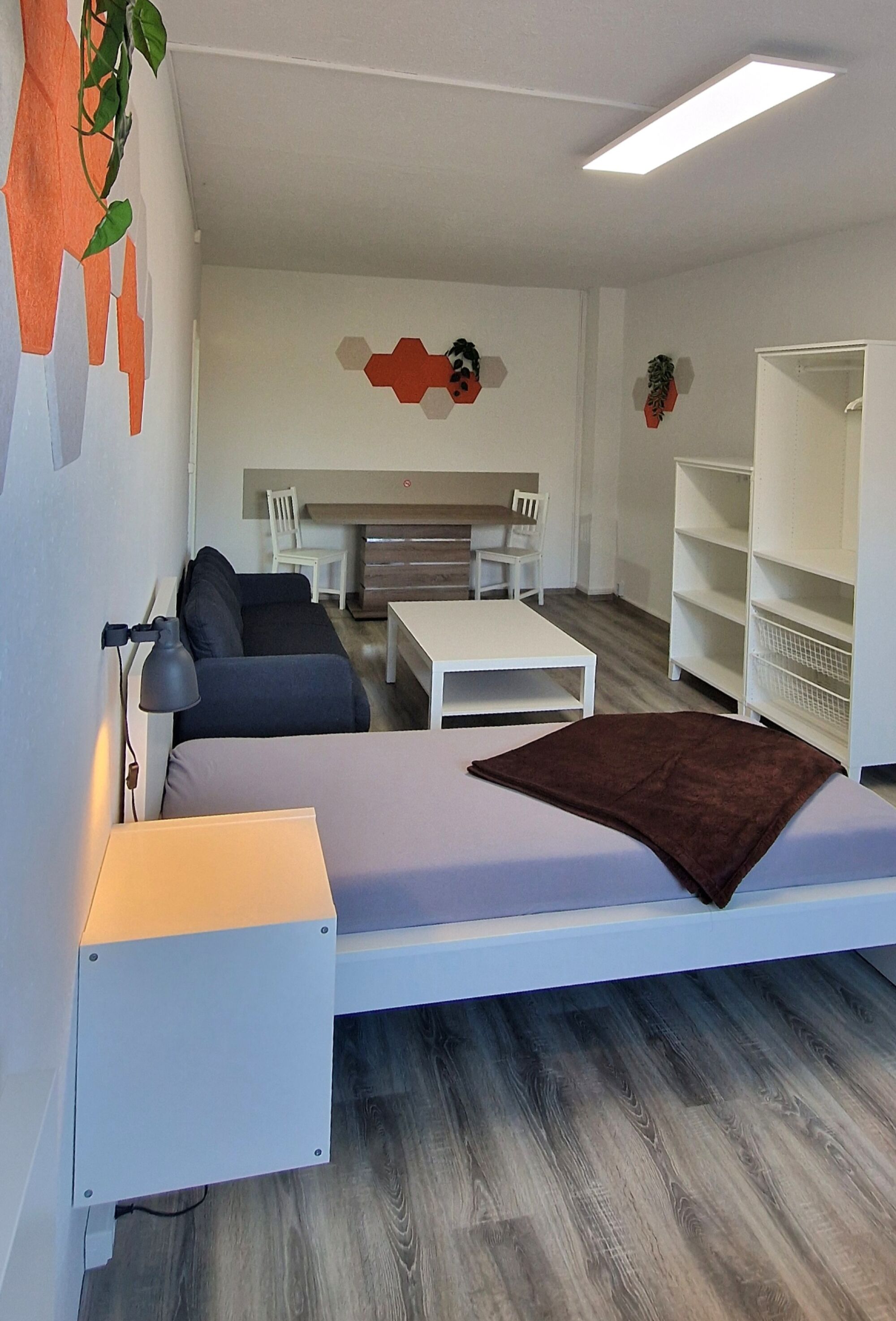 Appartment 3 Wohn-und Schlafbereich