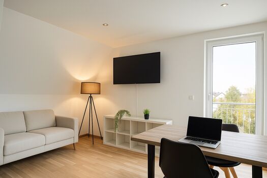 Exclusives City-Apartment - Waschmaschine, Stellplatz Bild 1