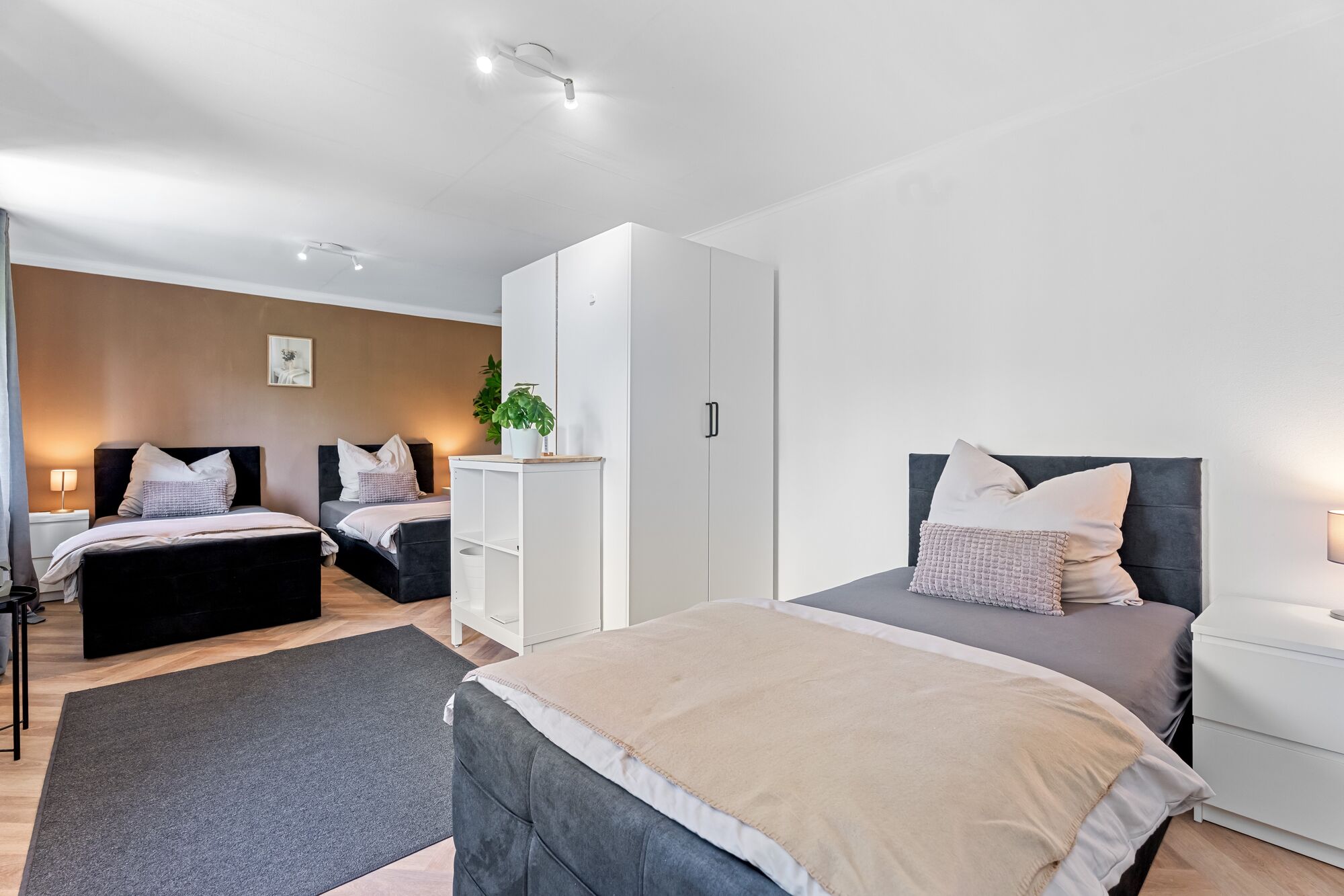 Schlafzimmer Apartment "Bratislava"