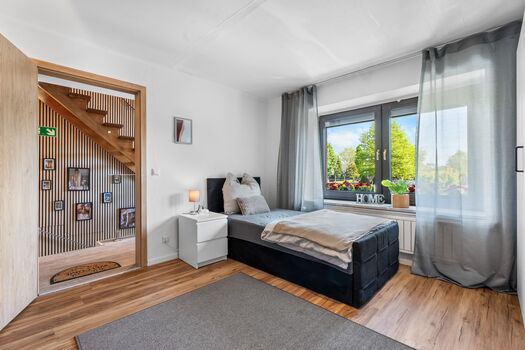 Schlafzimmer Apartment "Bratislava"